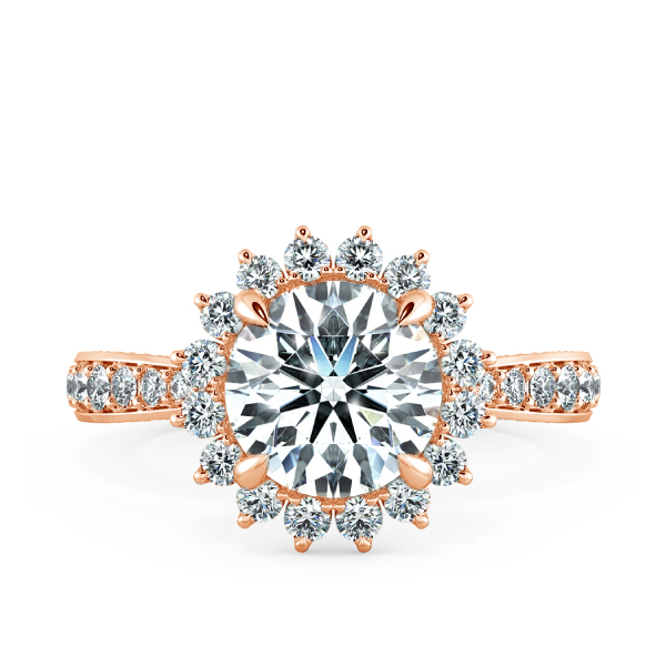 Nhẫn đính hôn Floral Halo NCH2502 2